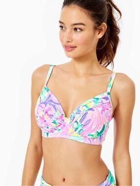NWT Lilly Pulitzer 36DD Bikini Top “all a dream”
